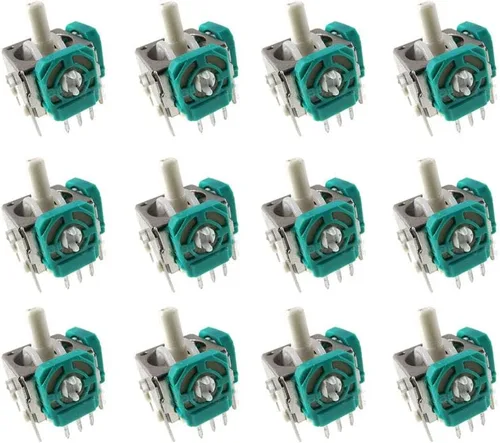 Vista 2 de Acxico 12 piezas de repuesto analógico joystick stick stick para Nintendo Gamecube NGC Controller