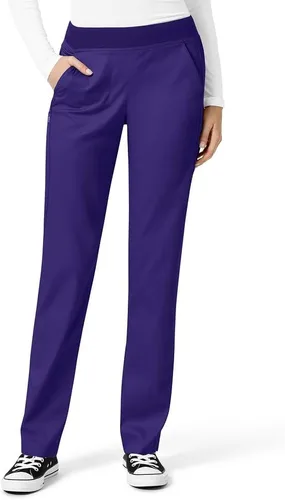 Vista 5 de Wink PRO Women's Knit Waist Cargo Scrub Pant Negro