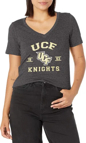 Vista 34 de Blue 84 NCAA Camiseta de mujer de tres combinaciones con mascota