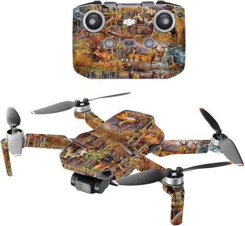 Vista 25 de MightySkins - Compatible con DJI Mini 2 Dron portátil - Artic Camo Funda protectora de vinilo duradera y única Fácil de aplicar, quitar
