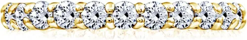 Vista 62 de Amazon Essentials Anillo de plata de ley chapada en platino o oro con circonita cúbica redonda de elementos infinitos