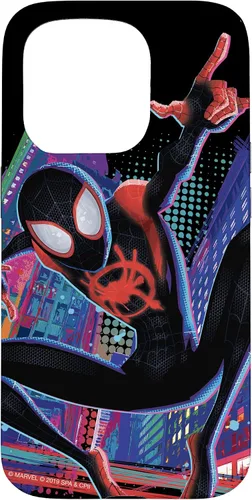 Vista 14 de Marvel Spider-Man Into The Spider-Verse Miles Morales City - Carcasa para iPhone 17
