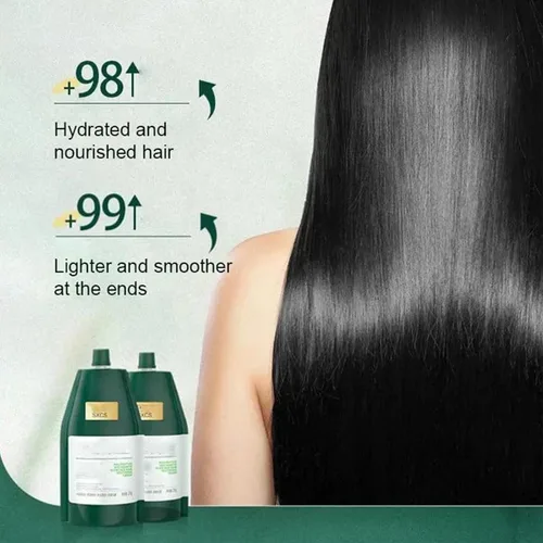 Vista 9 de Mascarilla capilar de queratina polipéptida para cabello dañado, tratamiento capilar de queratina, mascarilla capilar acondicionador profundo