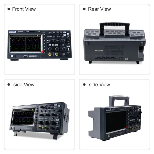 Vista 2 de Hantek Osciloscopio de almacenamiento digital DSO2D15 150MHz 1GSa/s 8M, 2 canales, 2CH+1CH con fuente de señal