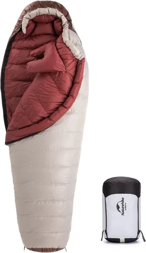 Vista 13 de Naturehike 0 Degree RDS Down Mummy Sleeping Bag for Adults, 650 Fill Power, Cold Weather Backpacking Sleeping Bag for Camping, Hiking, -1℉ 18℉ 30℉