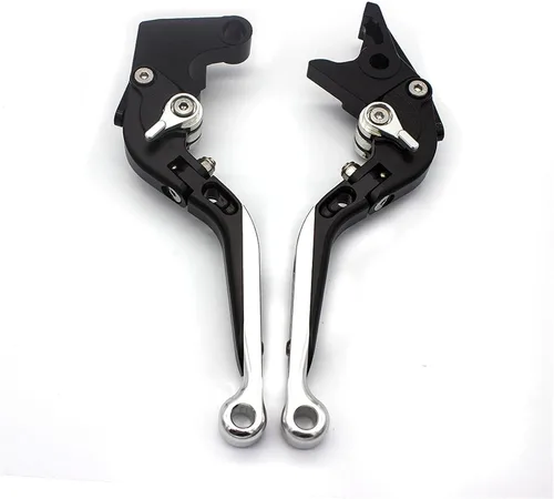 Vista 15 de Palanca de embrague de freno de motocicleta extensible plegable de aluminio CNC para Yamaha Fz25 2017-2018 FZ25 manijas palancas palancas palanca