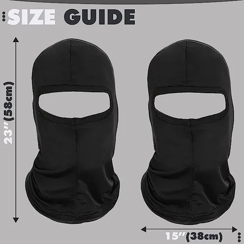 Vista 3 de Pasamontañas de seda para hombre, transpirable, para usar debajo del casco, resistente al viento, pasamontañas para motocicleta