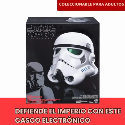Vista 2 de Star Wars The Black Series, Casco cambiador de voz electrónico Imperial Stormtrooper