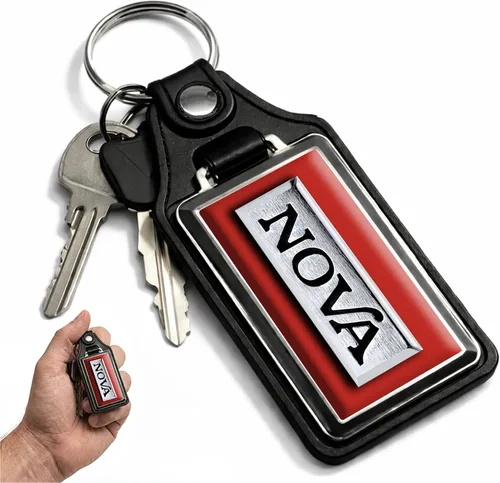 Vista 79 de Brotherhood Car Key Chain for Nova - Classic Models Keychain for Men and Blanco antiguo - Personalizado 1975
