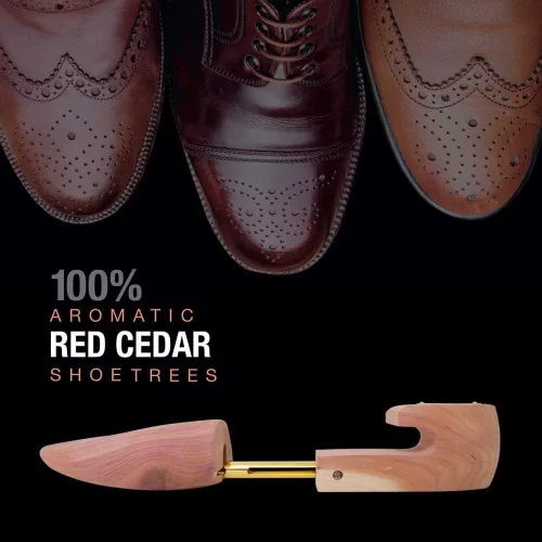 Vista 7 de Moneysworth and Best Men's Shoe Trees with Hook Heel