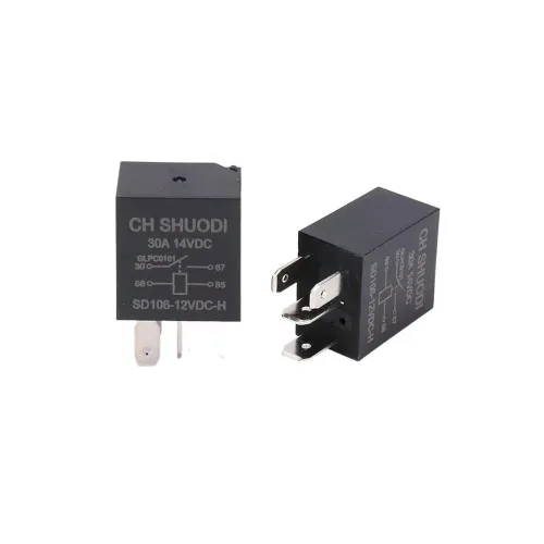 Vista 4 de Paquete de 4 relés micro de 5 pines, 12 V, 30 A, pequeño relé de arranque automotriz multiusos para motor de automóvil