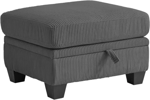 Vista 37 de CHIC HOUSE Sofá modular modular con otomanas de almacenamiento, sofá de pana para espacios pequeños y apartamentos, sofá esquinero convertible