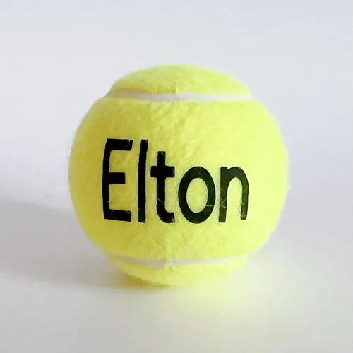 Vista 6 de Pelota de tenis personalizada para amante del tenis o regalo