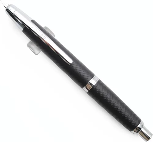 Vista 20 de JINHAO 10 Press Pluma estilográfica retráctil de metal con convertidor de tinta (punta EF 0.38mm, color rojo ágata)