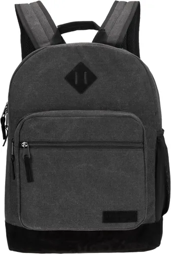 Vista 12 de Wrangler Yellowstone Mochila resistente al agua para viajes, mochila casual para portátil o cuaderno, negro cuerda, Mediana, Mochilas Daypack