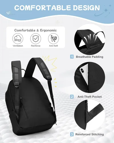 Vista 7 de suradar Mochila para escuela, escuela secundaria, mochila para adolescentes, niñas, niños, estudiantes universitarios, mujeres, hombres, mochila