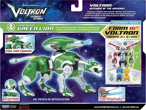 Vista 6 de Figura de acción del León Rojo de Voltron, Verde