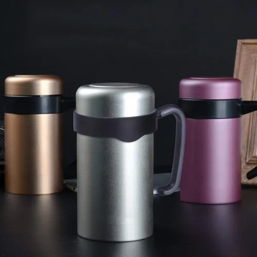Vista 3 de Hemoton Mango térmico para vasos de 20 onzas, mango térmico para vasos, mango de vaso para vasos de acero inoxidable de 20 onzas (negro)