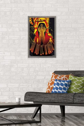 Vista 2 de Trends International Póster de pared de César Moreno con texto en inglés "The Mummy - Do Not Be Afraid by César Moreno, 14.725" x 22.375", versión