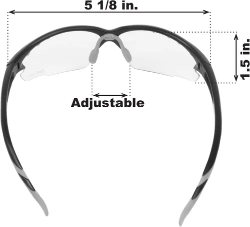 Vista 6 de Rapid Eyewear Expert Cycle - Gafas de sol para ciclismo polarizadas transparentes y de baja luz incluidas para hombres y mujeres UV 400