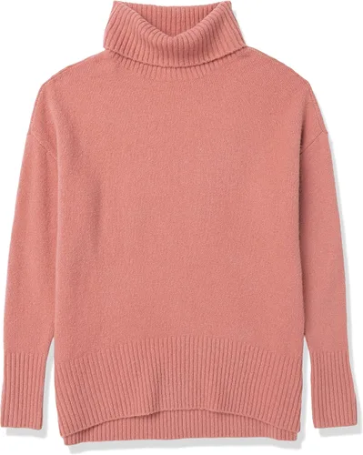 Vista 6 de Daily Ritual Suéter de cuello alto Boucle acogedor de gran tamaño para mujer
