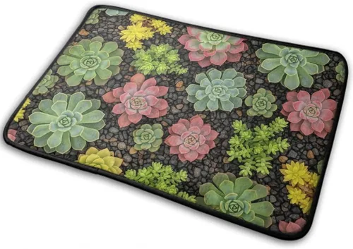Vista 8 de Alfombras de baño suaves y antideslizantes, herramientas de peluquería y peluquería, tapete absorbente para puerta de entrada exterior, tapete