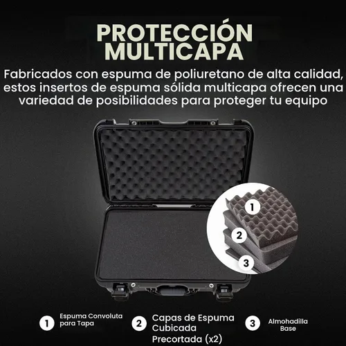 Vista 3 de Nanuk 935 - Maletín rígido impermeable con ruedas vacío Negro