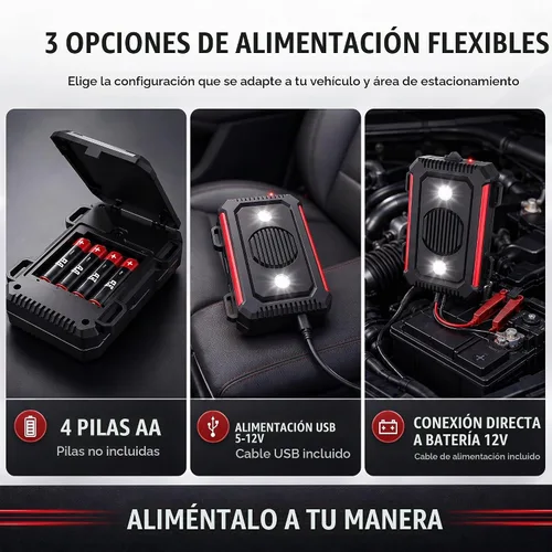 Vista 6 de Repelente ultrasónico de roedores de ardillas de plagas 2026 para motores