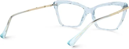 Vista 18 de Zeelool Gafas de bloqueo de luz azul ojo de gato de cristal para mujer Juliet VFP0270