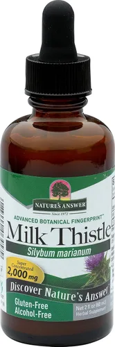 Vista 8 de Semillas Cardo Mariano, Nature's Answer libre de alcohol, 1 onza líquida, AF108, 1, 1, 1 Apoya el bienestar y la función hepática, vegano, sin