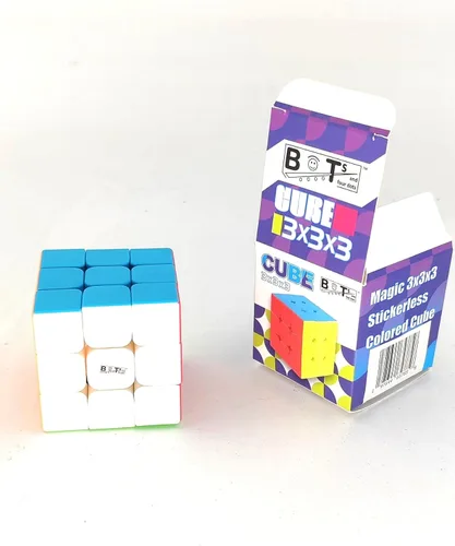 Vista 2 de Cubo Mágico 3x3x3 Cubo de colores sin pegatina, número de referencia BOT-TO-0002