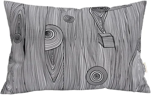 Vista 16 de TangDepot - Fundas de almohada decorativas 100% de algodón con estampado floral, fundas de almohada hechas a mano - (12 x 12 pulgadas, Negro Claro)