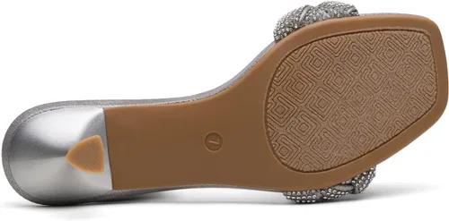 Vista 5 de DREAM PAIRS Zapatos de tacón de aguja para mujer, punta cuadrada abierta, cómodos, tacones bajos para gatito, sandalias de vestir sexy, para fiesta