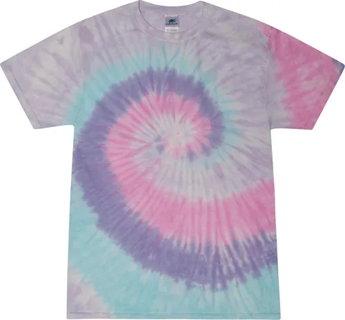 Vista 39 de Colortone Camisetas Tie Dye para Hombre y Mujer - Camisetas de manga corta unisex Tie-Dye para adultos Acadia