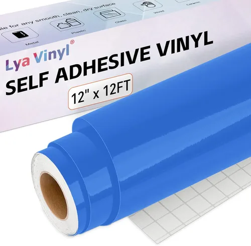 Vista 28 de Lya Vinyl - Paquete de 10 hojas de vinilo adhesivo permanente cepillado autoadhesivo, hojas para decoración del hogar, tazas, vasos, ventanas