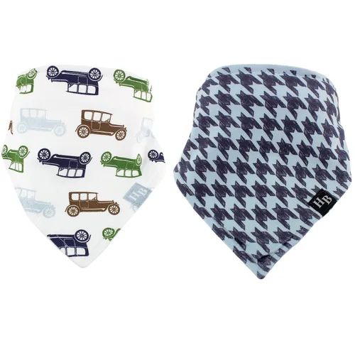Vista 11 de Hudson Baby Baberos unisex de algodón para bebé, avión, talla única (paquete de 2)