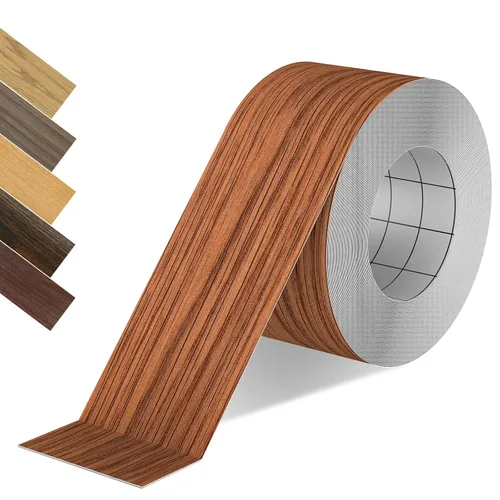 Vista 21 de Bandas de borde de PVC negro, rollo de 1 1/2 "x 10 pies - Borde flexible pre-pegado