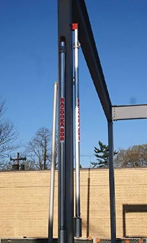 Vista 2 de Nivel vertical magnético para columnas, herramientas de montaje de acero - Fabricado en los Estados Unidos