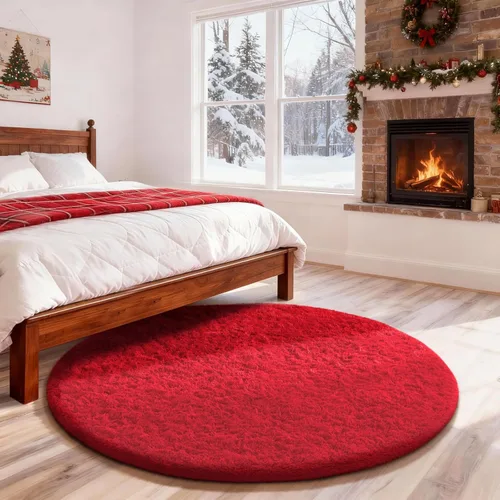 Vista 28 de Ophanie - Alfombras para sala de estar, antideslizante y suave, de felpa grandes y peludas para dormitorio, peludas para niños y niñas, decoración