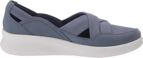 Vista 6 de Clarks Sillian 2.0 Star Mocasines para mujer, Azul