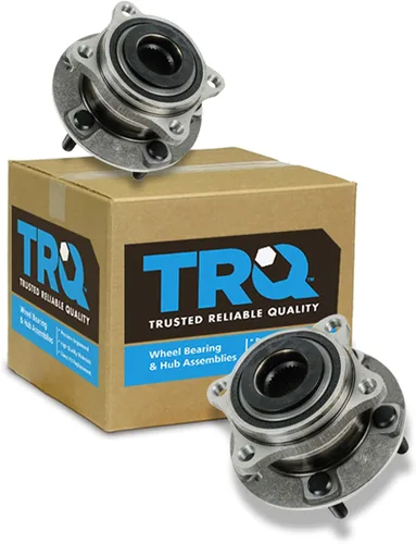 Vista 132 de TRQ Juego de 2 rodamientos de rueda delantera y conjunto de cubo compatible con Tesla 3 2020 Y 2018-2019 para Tesla 3 2020 Tesla Y AWD 2018-2019