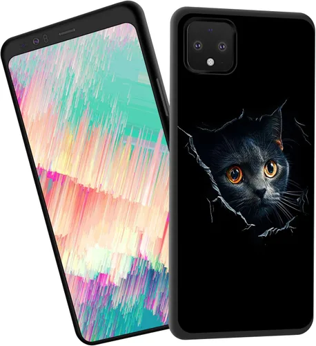 Vista 110 de for Google Pixel 4 XL Case,Slim Shockproof TPU Soft Rubber Silicone Cover Phone Case for Google Pixel 4 XL,Blue Skull Headphone
