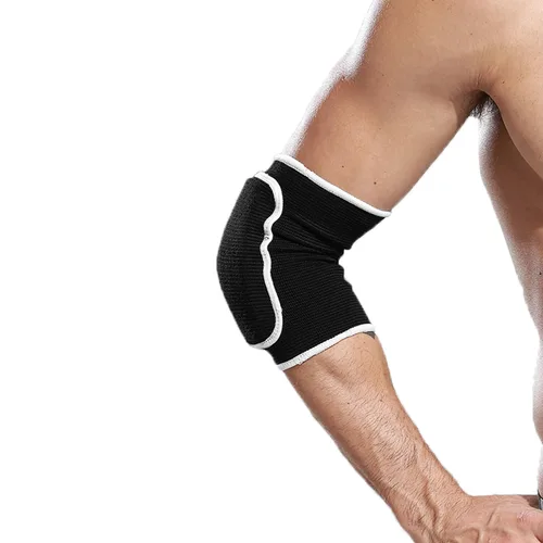 Vista 6 de Coderas de voleibol para mujer, protector de codo en tándem para mujer, coderas acolchadas para béisbol, muay thai, lacrosse, sóftbol, mangas