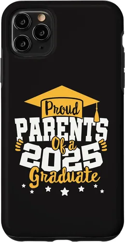 Vista 11 de iPhone 15 Parents of a 2025 Graduate Class Senior Graduation Grad 25 Case