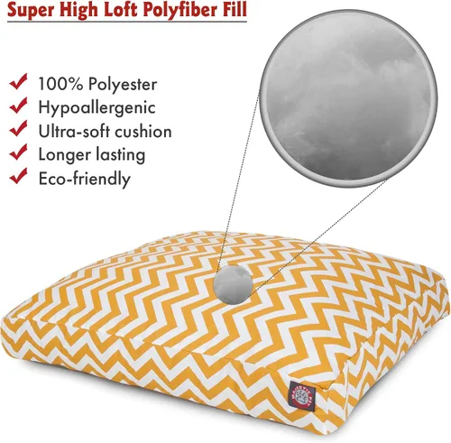 Vista 2 de Majestic Pet Chevron - Cama rectangular lavable para perros, antideslizante, cómoda cama para mascotas, cama de jaula con funda extraíble lavable