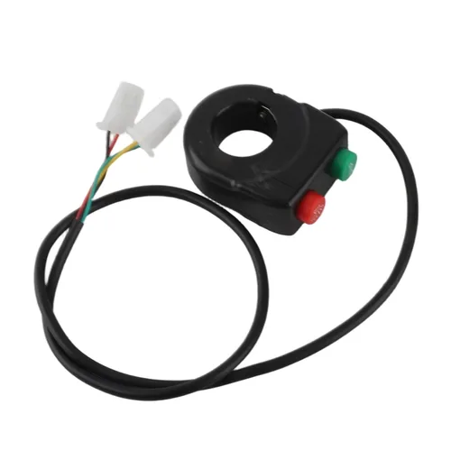 Vista 8 de 2 en 1 Faros delanteros de motocicleta Interruptor de encendido/apagado de bocina, interruptores de botón de control de agarre para motocicleta