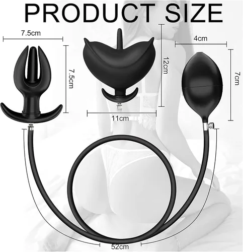 Vista 6 de Expand Anal Expand - Tapón anal inflable para entrenamiento, dilatador anal para culo, próstata, juguete sexual para hombres y mujeres (color : 1)