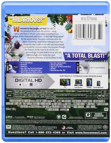 Vista 2 de Rio 2 Blu-ray