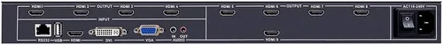 Vista 8 de Controlador de pared de video de 9 canales 3x3 2x4 4x2 HDMI DVI VGA USB Procesador de video con control RS232 para empalme de TV 9