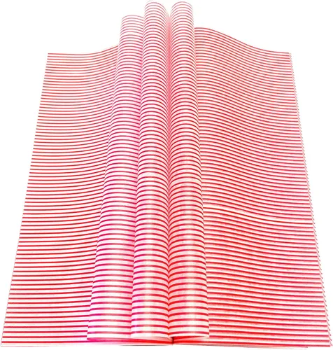 Vista 17 de 150 hojas de papel encerado navideño para alimentos, papel de delicatessen para envolver sándwiches, envolturas para dulces y galletas, forros
